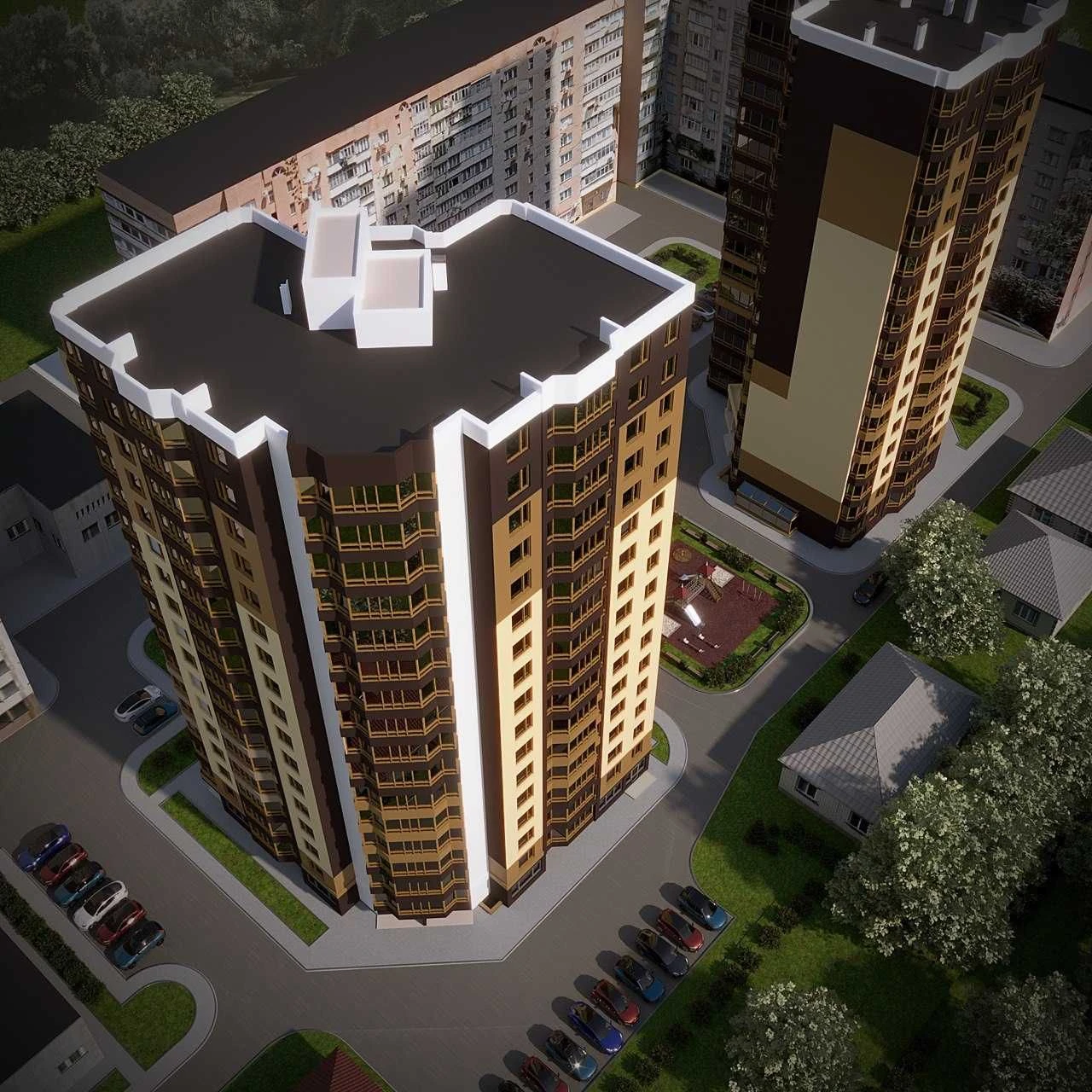 1-bedroom apartment 47.11 m² in the center of Cherkasy