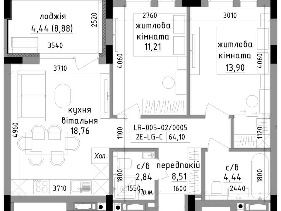 Квартира. Ужгород, Василя Гаджеги вул.