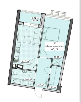 Продам 1 комн. видовую квартиру в ЖК Атмосфера (Аркадия) (24