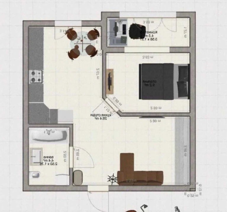 One-Bedroom Apartment for Sale in New Building