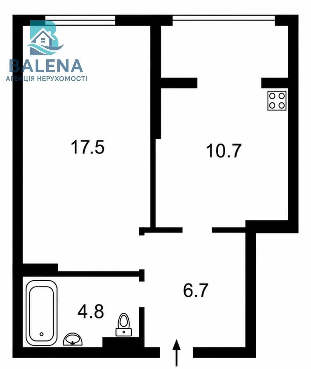 Sale of 1 apartment on Feodosyiska Street, Demievskoe metro, Holosiiv