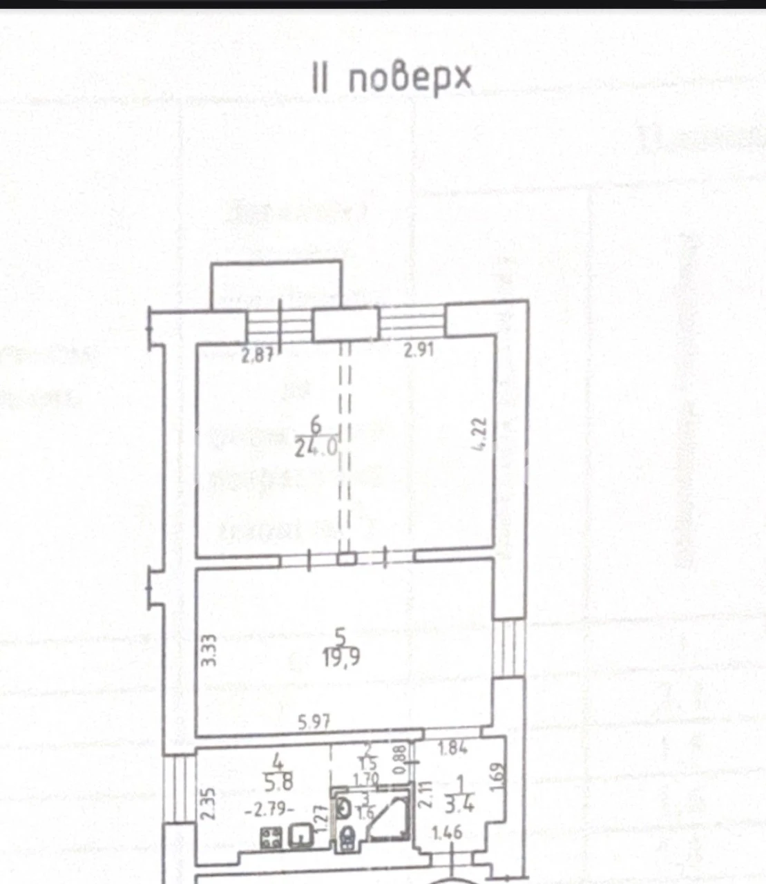 3 room apartment Middle Fontan Postanov, state program