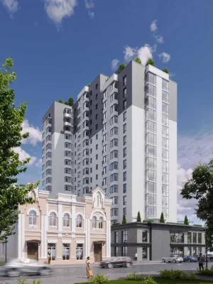 1-кімнатна квартира 48,81 м² у новобудові в центрі Житомира