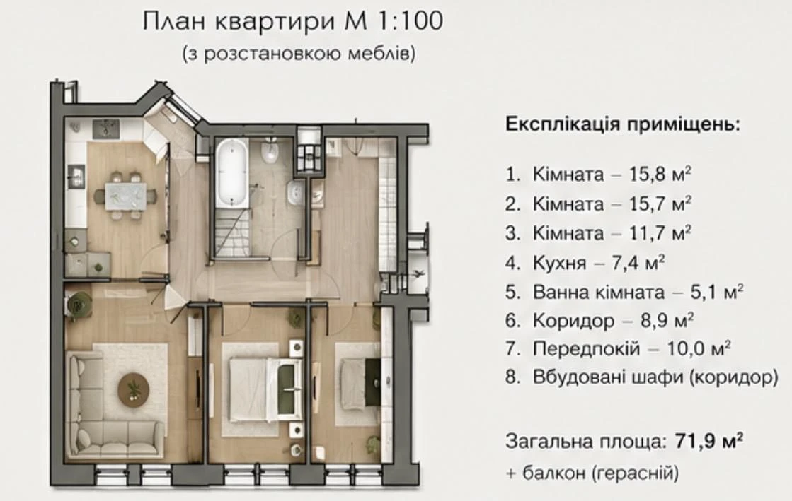 Sale of a 3-room apartment in an Austrian house | New