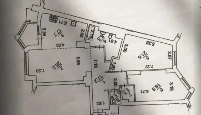 Центр Золоті Ворота Вид на велотрек 3 кімнати 120м² Богдана