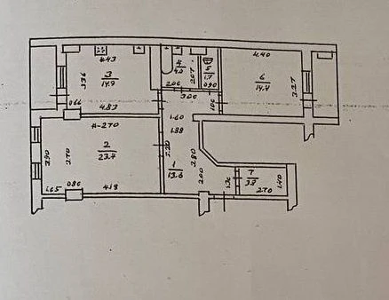 Продається велика 2-кімнатна квартира 80 м² з ремонтом 80% / Висоцького