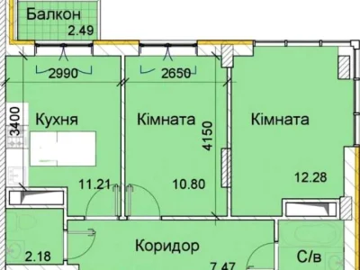 Квартира. Одесса, улица Академика Сахарова