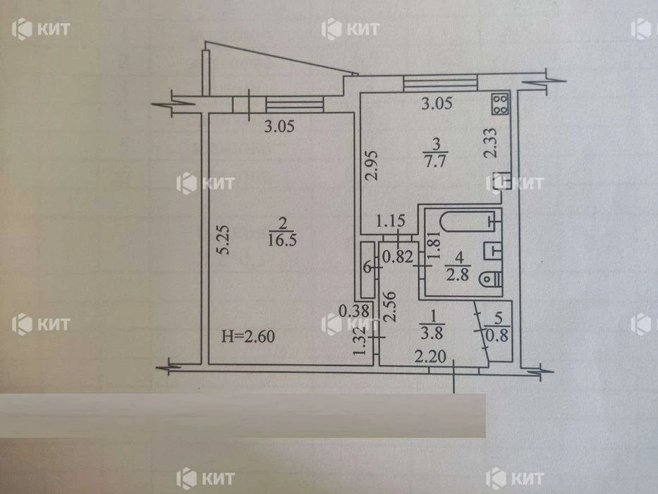 1 room 33m2 Saltivka (Saltovka 533mrn, Saltovskoe m., Tractor-e