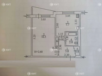 1 room 33m2 Saltivka (Saltovka 533mrn, Saltovskoe m., Tractor-e