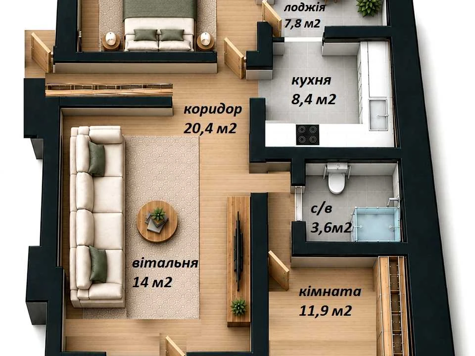 Apartment. Jordan Street, Kyiv