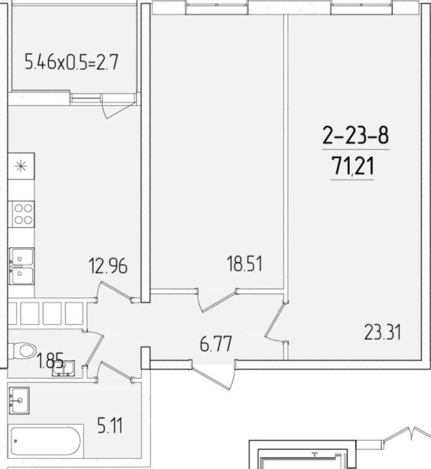 Продам квартиру на Краснова в Кадорр Сити в 67 Жемчужине