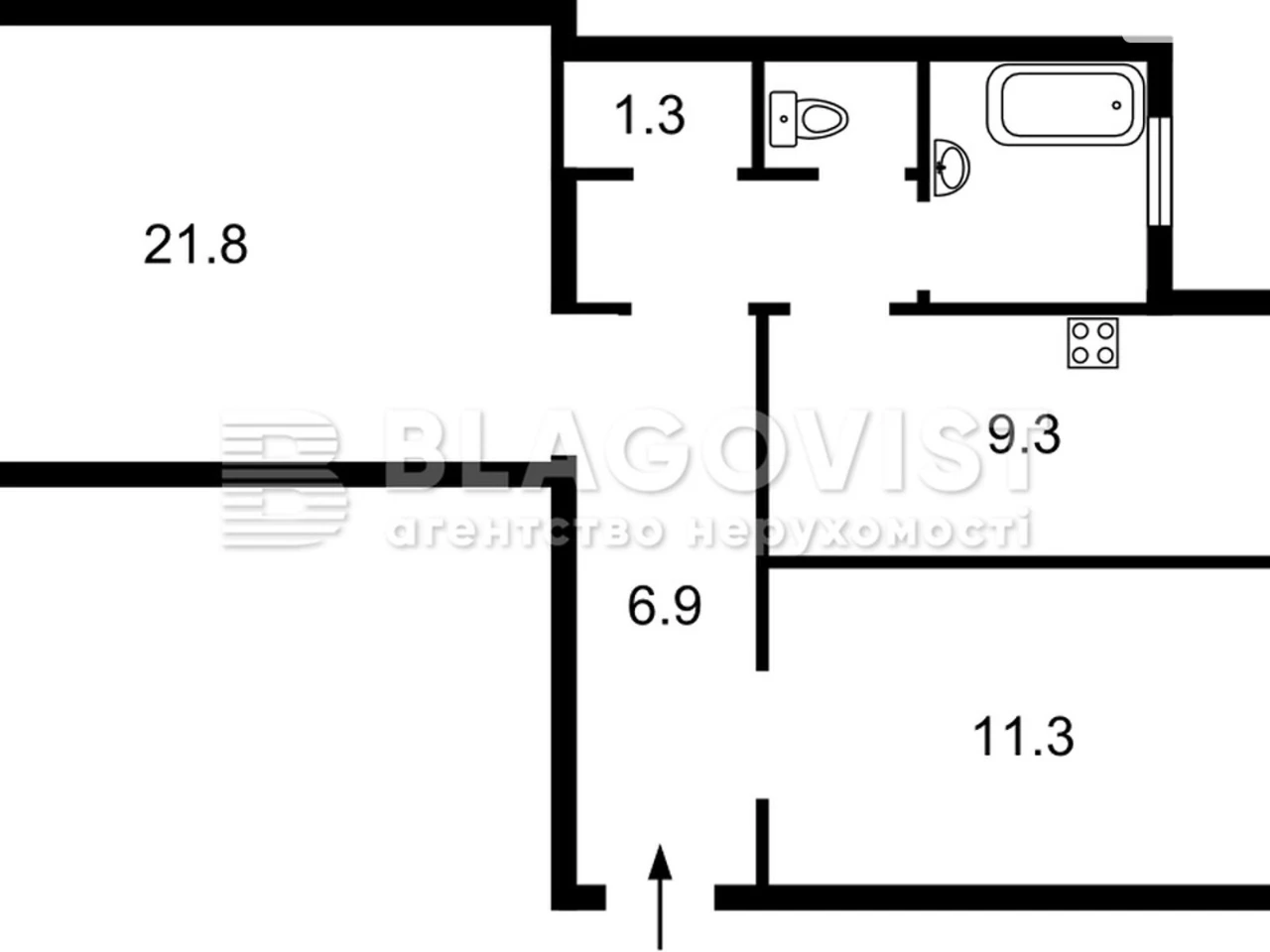 Apartment for Sale, Oleksandrivska Slobidka