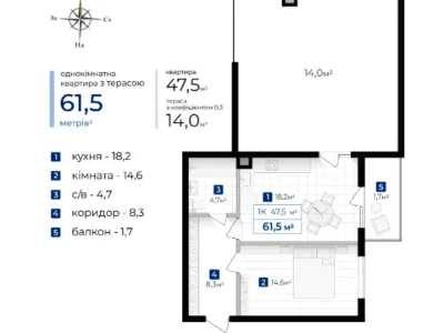 Apartment. Eugene Konovalets Street, Ivano-Frankivsk