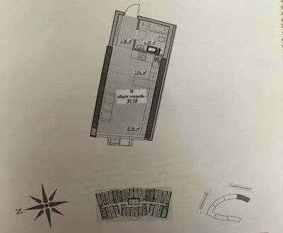 ЖК Атмосфера продам квартиру в Аркаде.