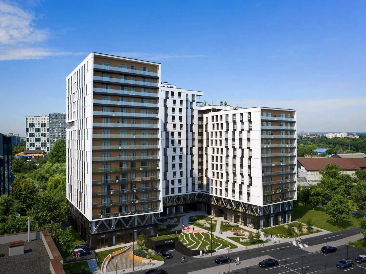 Sale of a 1-bedroom apartment, Lviv, new Lake View residential complex,