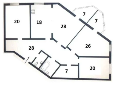 Продається 4-кімнатна квартира, Київ, Дніпровський, вул. Раїси Окіпної, 4