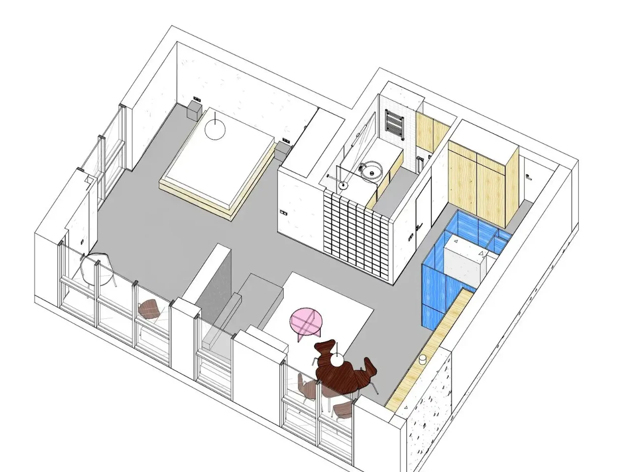 Rent 1-bedroom apartment 55 sq m 10/25 floor.