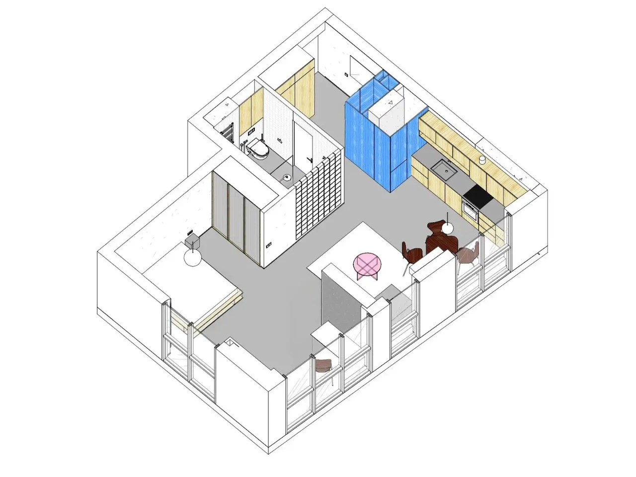 Rent 1-bedroom apartment 55 sq m 10/25 floor.