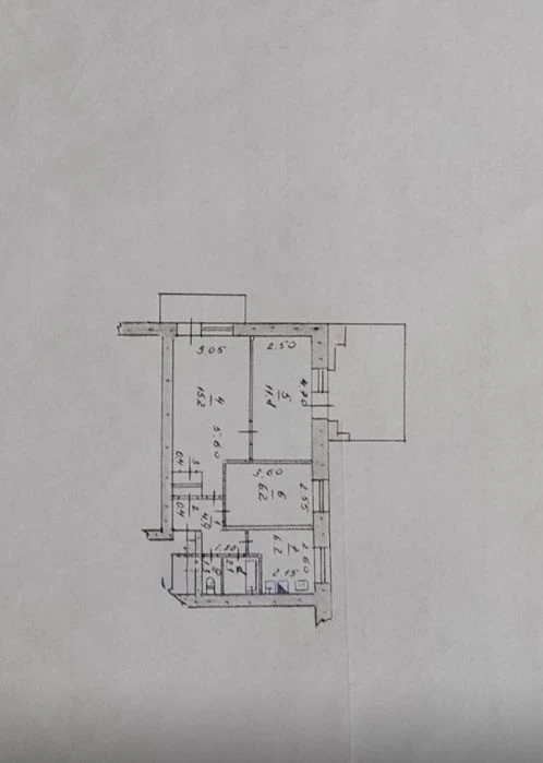 3-room apartment for sale Pravy Dniprovsky Kyyashko