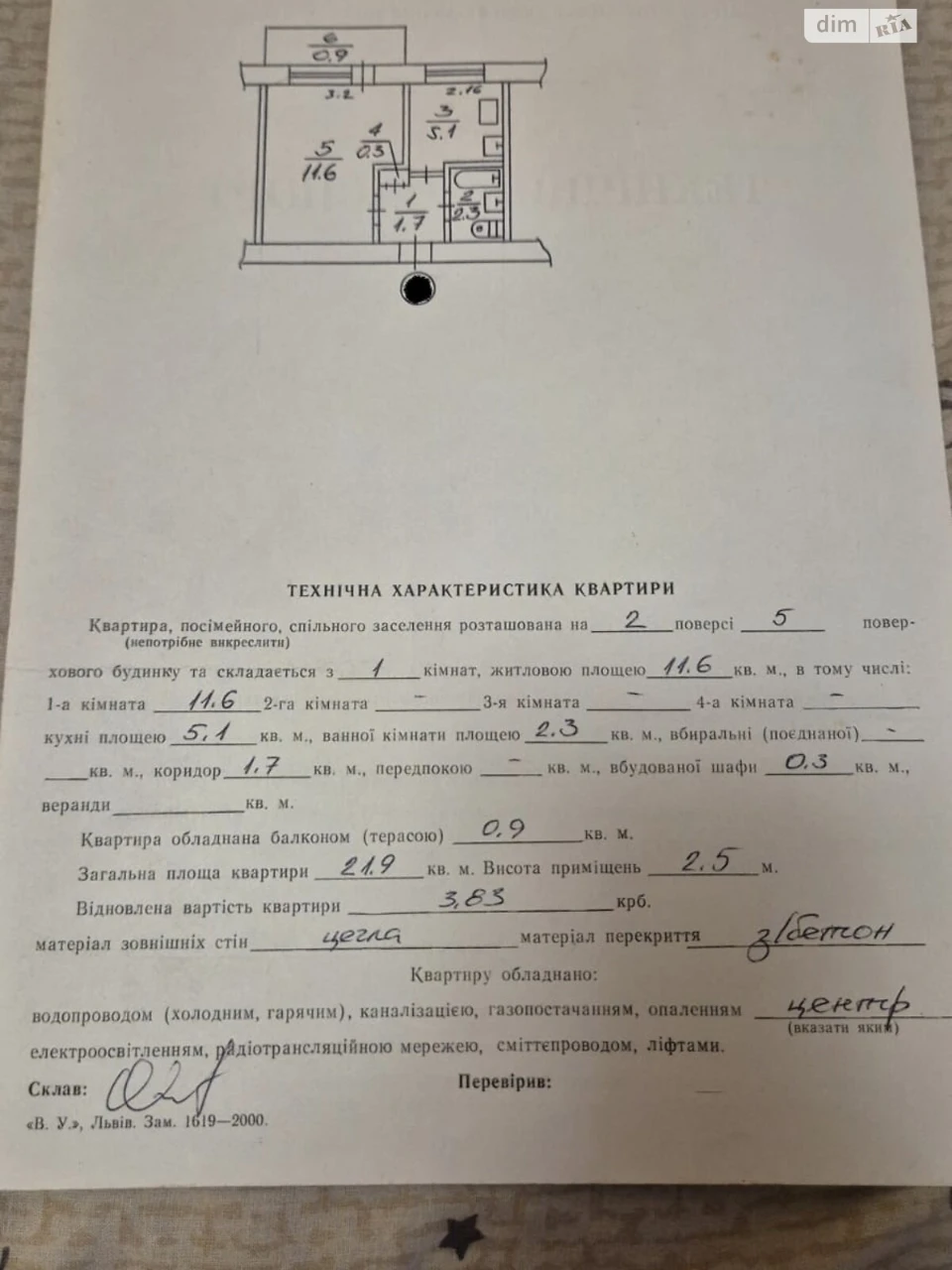 Продажа Квартиры в Рясне