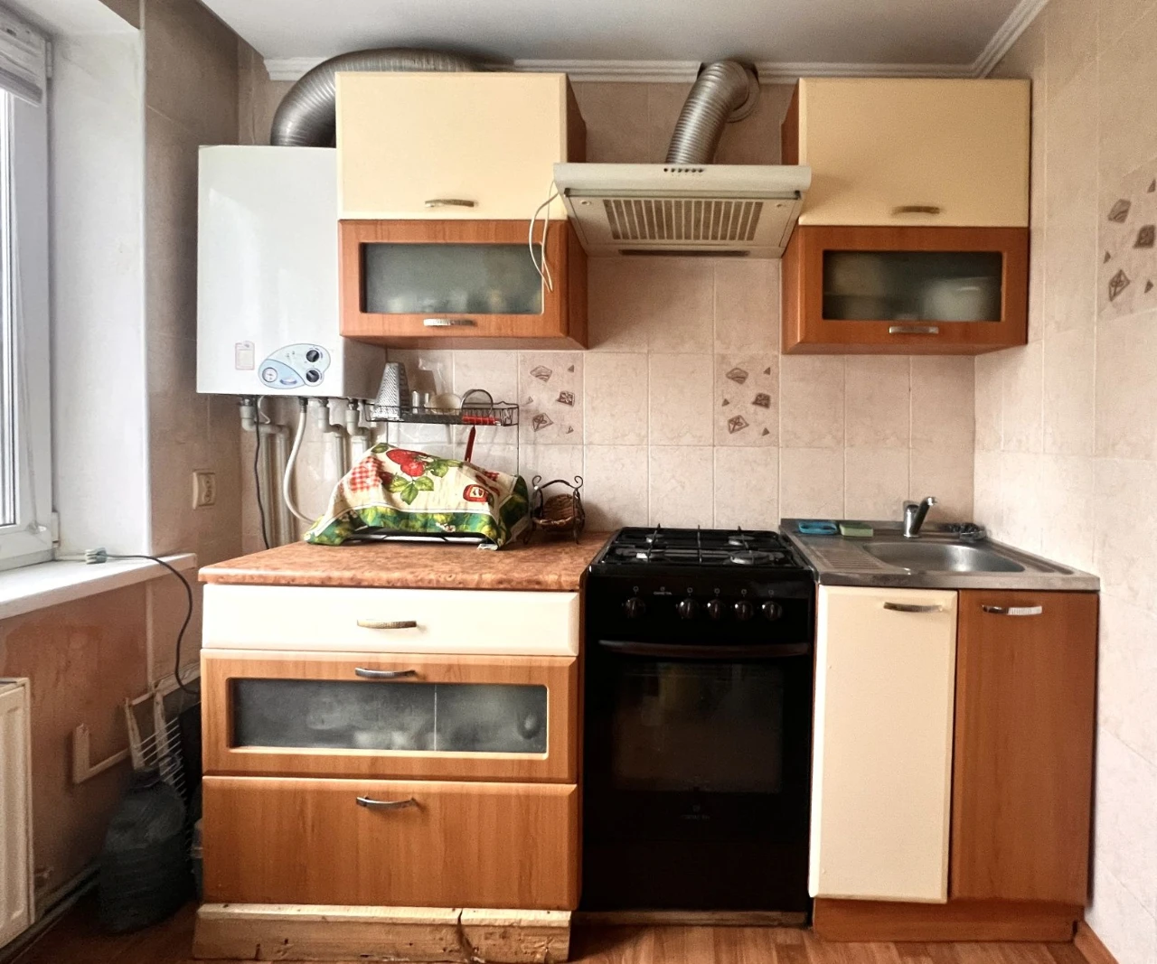 2-room apartment with gas heating