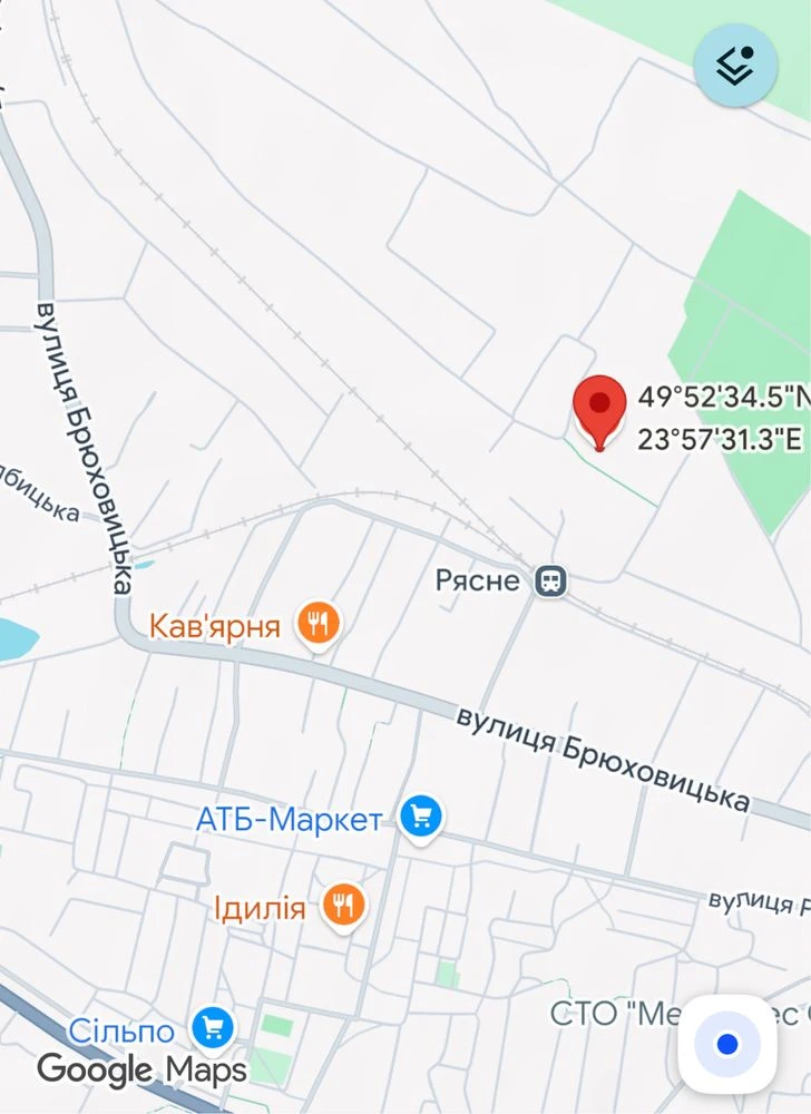 Продажа участка 9,5 соток ул. Брюховичская, Львів
