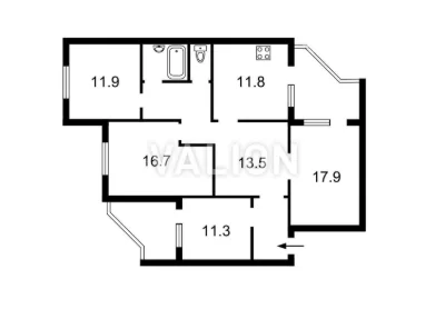 Продаж просторої квартири 110 м² в Позняках, Дарницький район