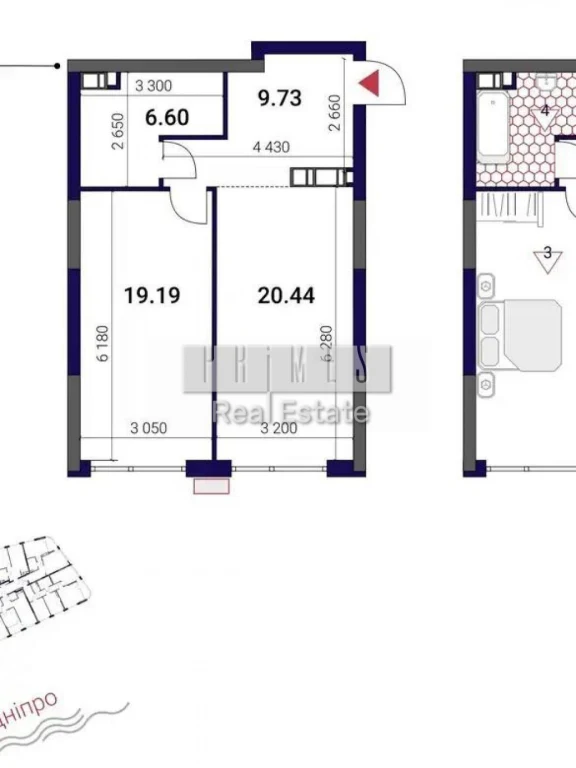 Apartment for Sale: Great Видова, 58 sq m, with autonomous gas heating
