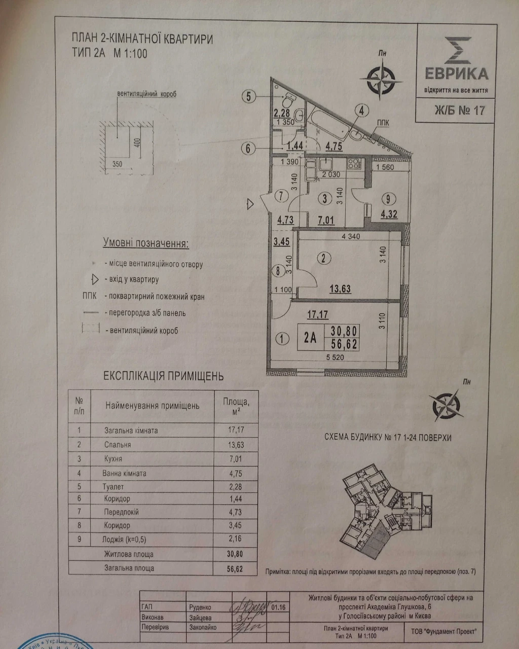 Продаю 2кімнатну квартиру Еврика