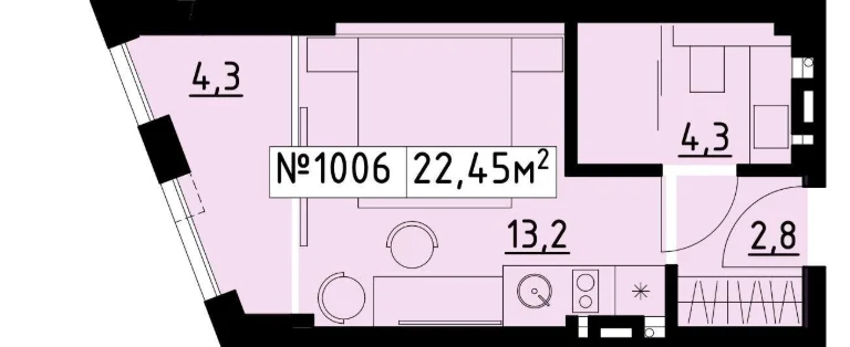 ‼️No Commission! Sale of a 1-bedroom apartment (condo) on Nawrocki Street