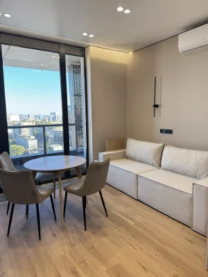 First-time rental of a stylish 1-bedroom apartment Unit Home with a study