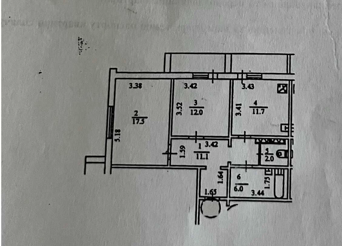 Квартира, 2 комнаты, Григоренко 39В, Позняки, Дарницкий