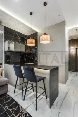 Spacious designer apartment in the "Novopecherskie Lipki" residential complex
