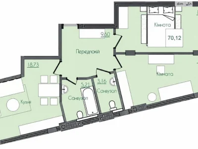 Продаж Квартири в районі Середній Фонтан