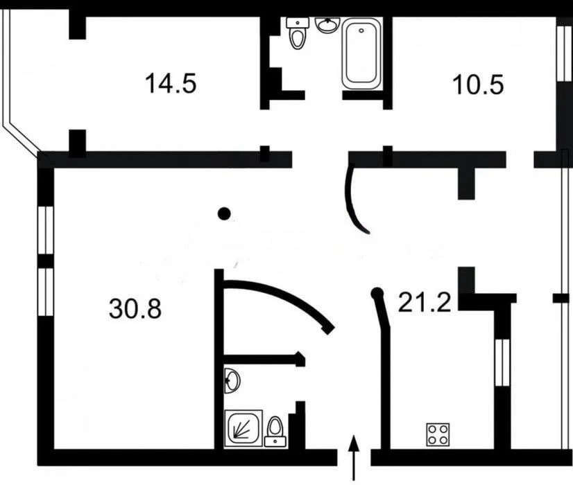 Apartment for sale, st. Botkina, Solomensky district, KPI