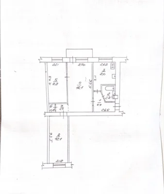 Three-bedroom apartment, Gurzhievska St. 13, quiet Center