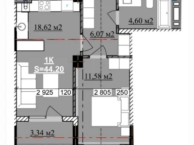 Apartment. Ivano-Frankivsk, Hetmana Mazepa St.