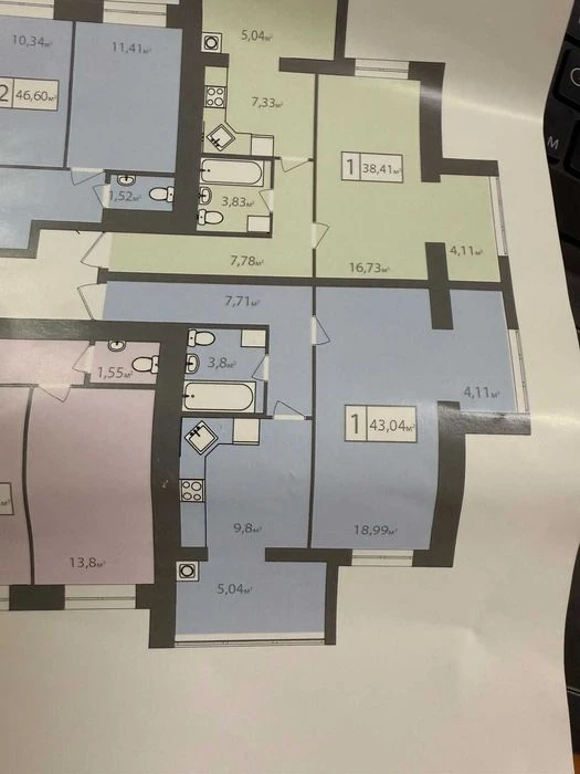 ID 42593 | 1к Виставка | ЖК «Європейський квартал» | 53,8 м²