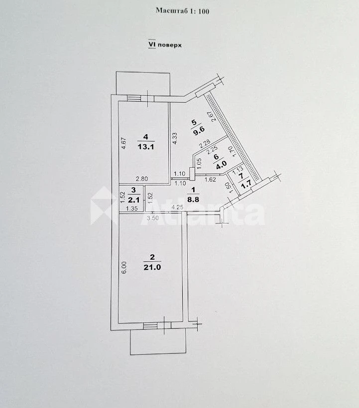 Продажа 2 - комнатной квартиры в ЖК Континент