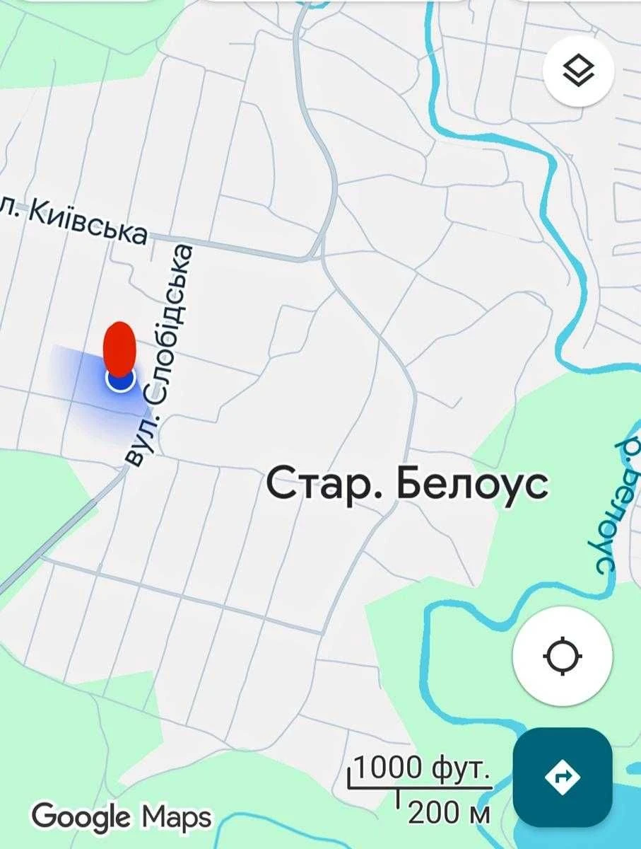 Продаж приватної ділянки під забудову 15 соток. Поруч Старий Білоус