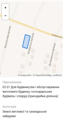 Продаж приватної ділянки під забудову 15 соток. Поруч Старий Білоус