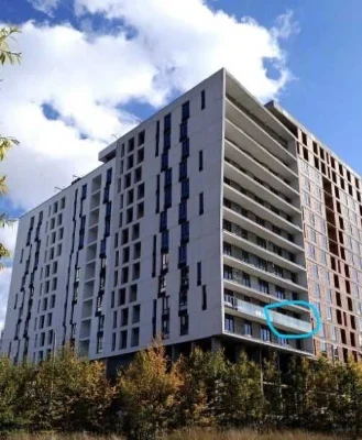Sale of a 1-bedroom apartment 58.52 sq.m. with a view of the lake in