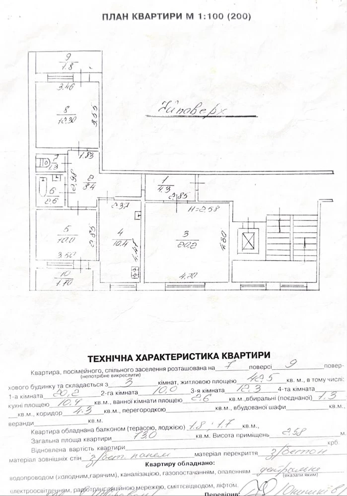 Продаж гарної та зручної 3к квартири з ремонтом по вул. Чиги