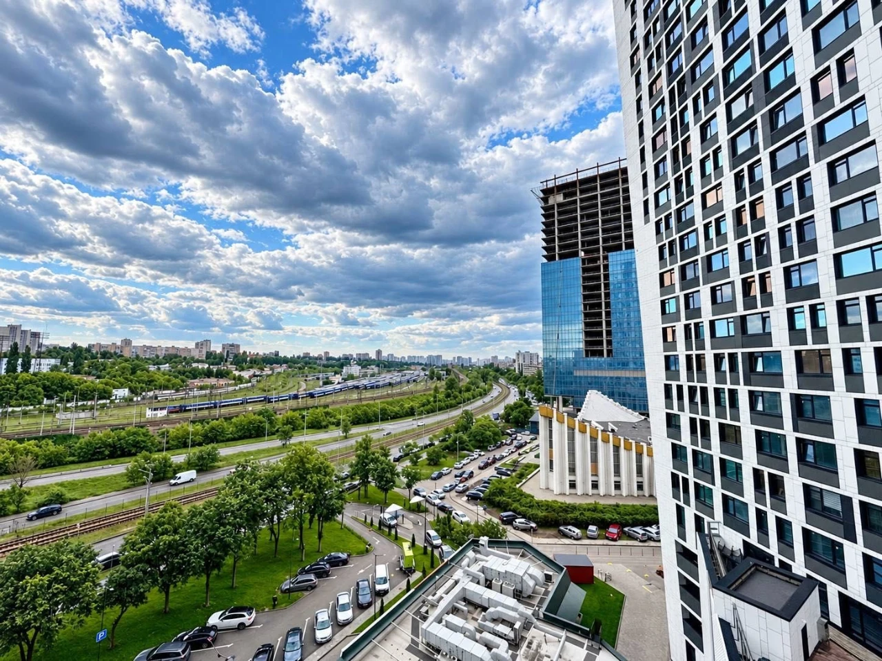 VIEWS OF 1-ROOM APARTMENT IN MANHATTAN CITY | 52.9 sq m | 10th floor