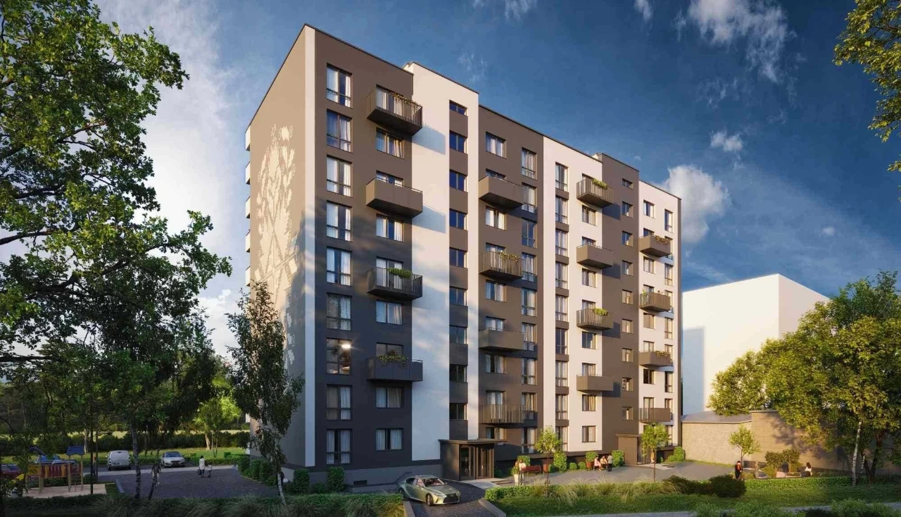 For sale, one-bedroom apartment 48 sq.m. near the city lake