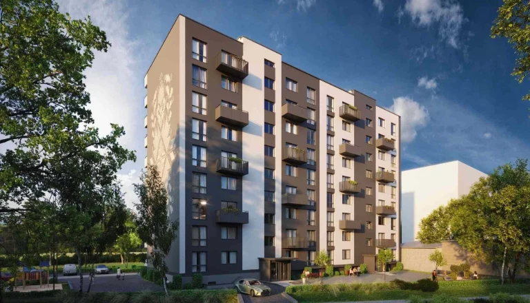 For sale, one-bedroom apartment 48 sq.m. near the city lake