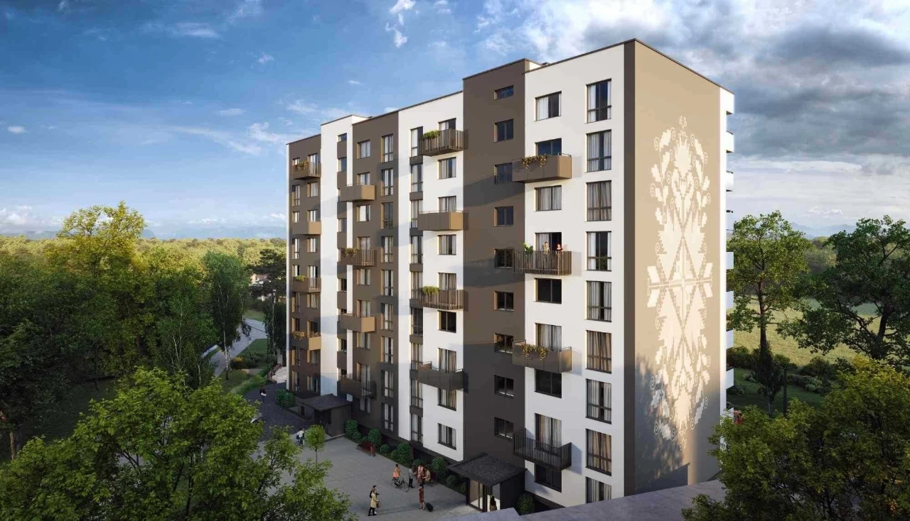 For sale, one-bedroom apartment 48 sq.m. near the city lake