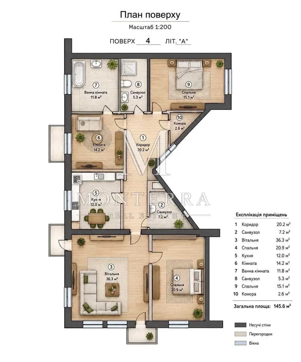 Продаж 3-кімнатной квартиры в историческом центре Киева