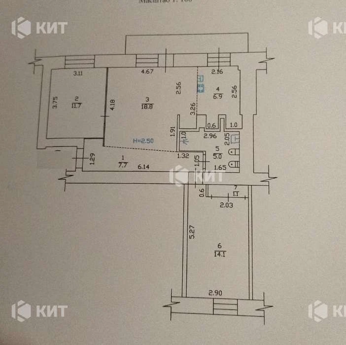 3к. 67м2 Центр, Наукова (ул. Шатиловская) 121609 - Продаж