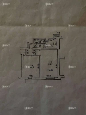 2к.90м2 Центр (м. Архитектора Бекетова, ул. Дарвина 19) 1321
